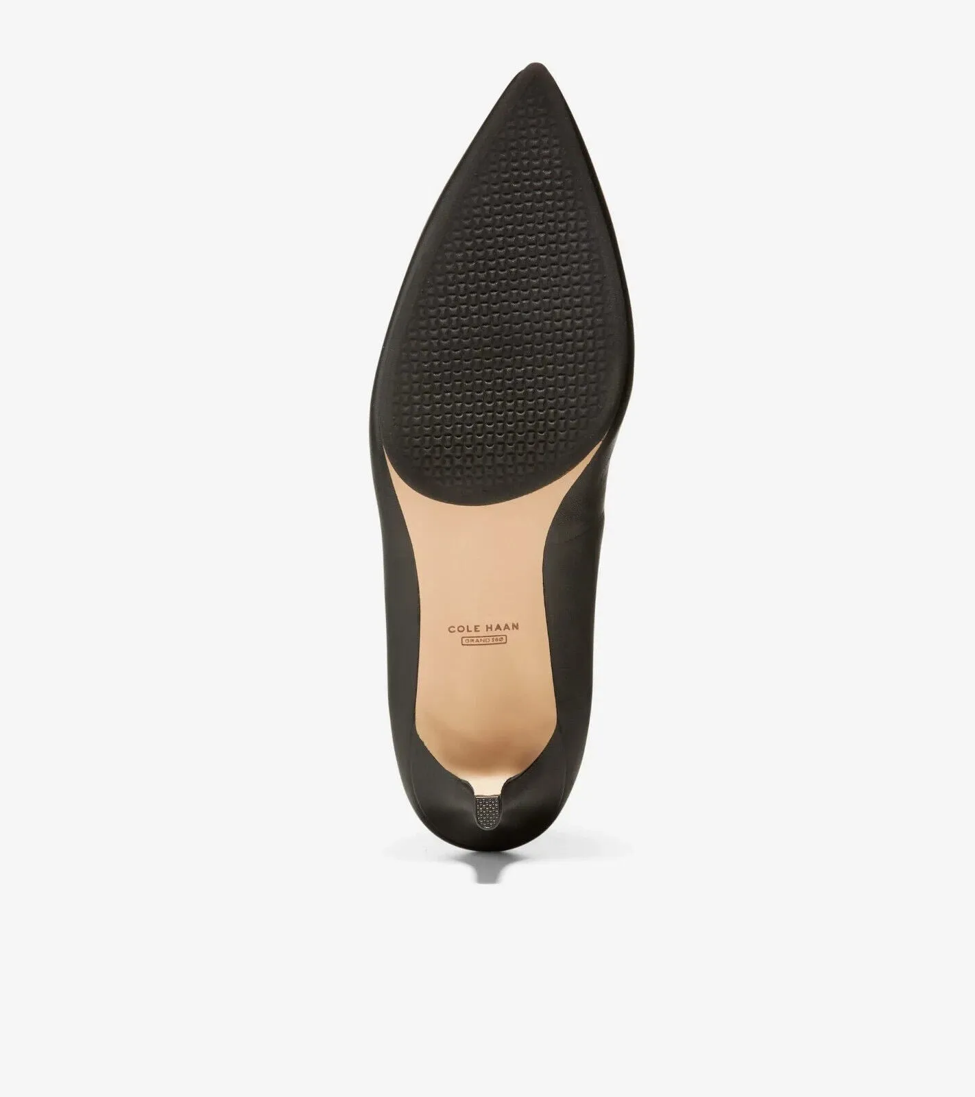 Cole Haan Grand Ambition W15828-001 Heels Women's 9.5 Black Leather Pump ZPO1452