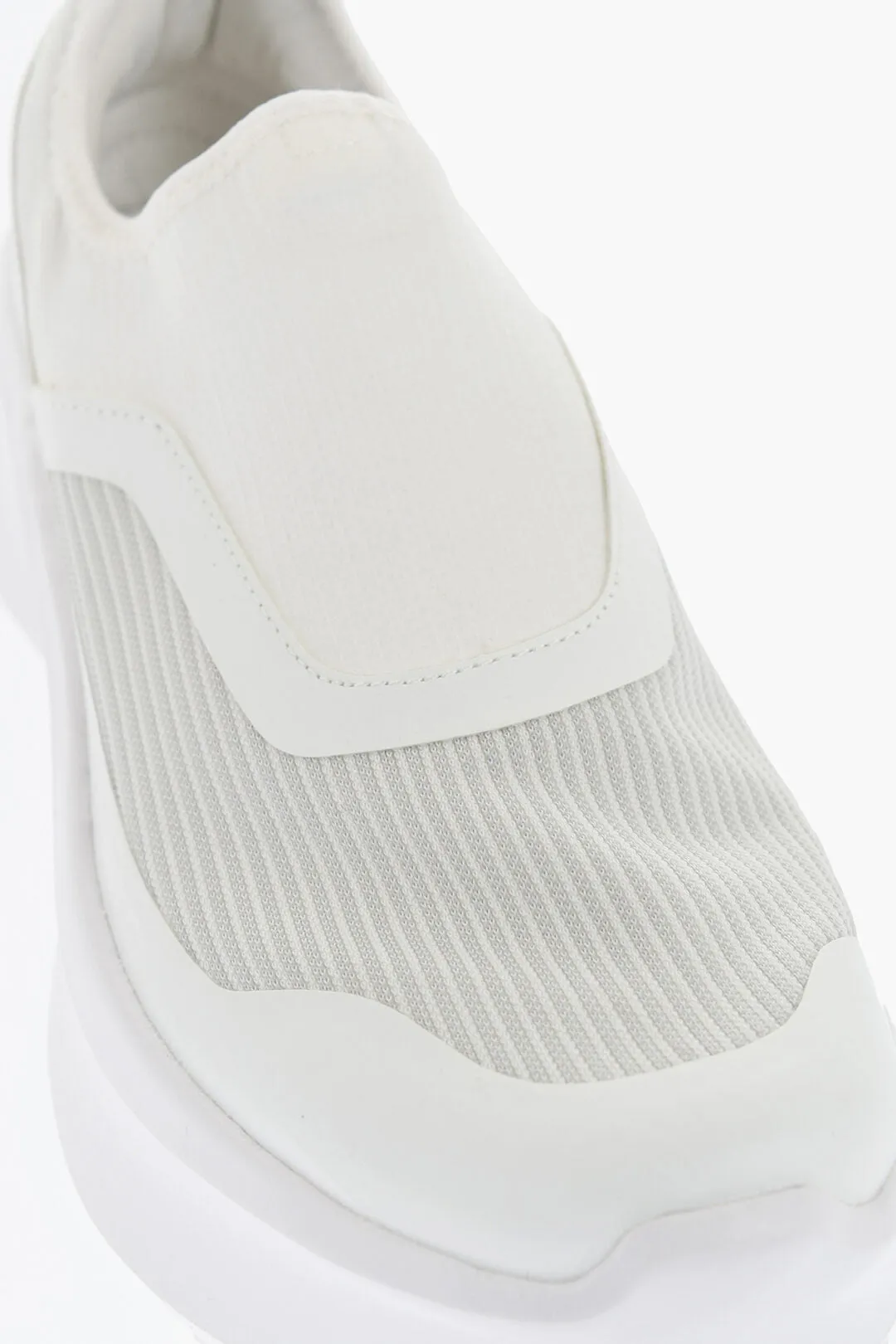 Comme Des Garons Salomon Solid Color Slip On Sneakers With Platform 7Cm