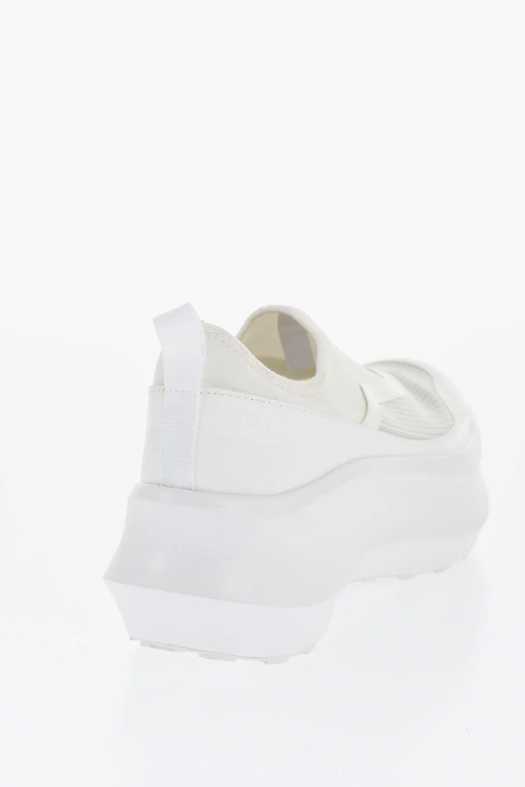 Comme Des Garons Salomon Solid Color Slip On Sneakers With Platform 7Cm