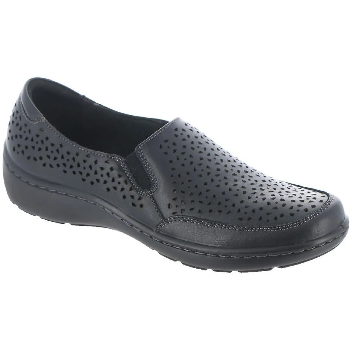 Cora Sky Womens Leather Flat Loafers