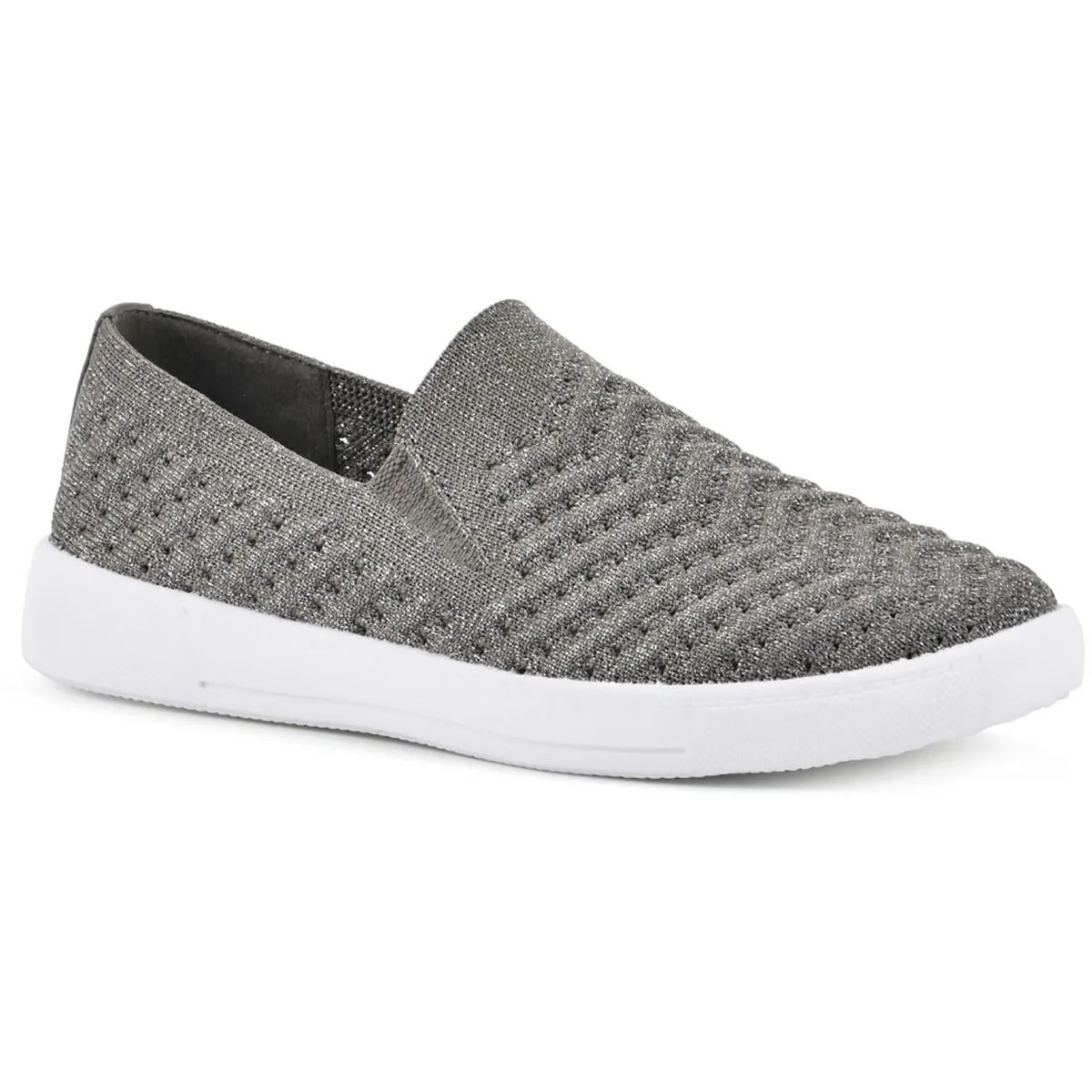 Courage Womens Lifestyle Knit Slip-On Sneakers