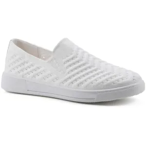Courage Womens Lifestyle Knit Slip-On Sneakers