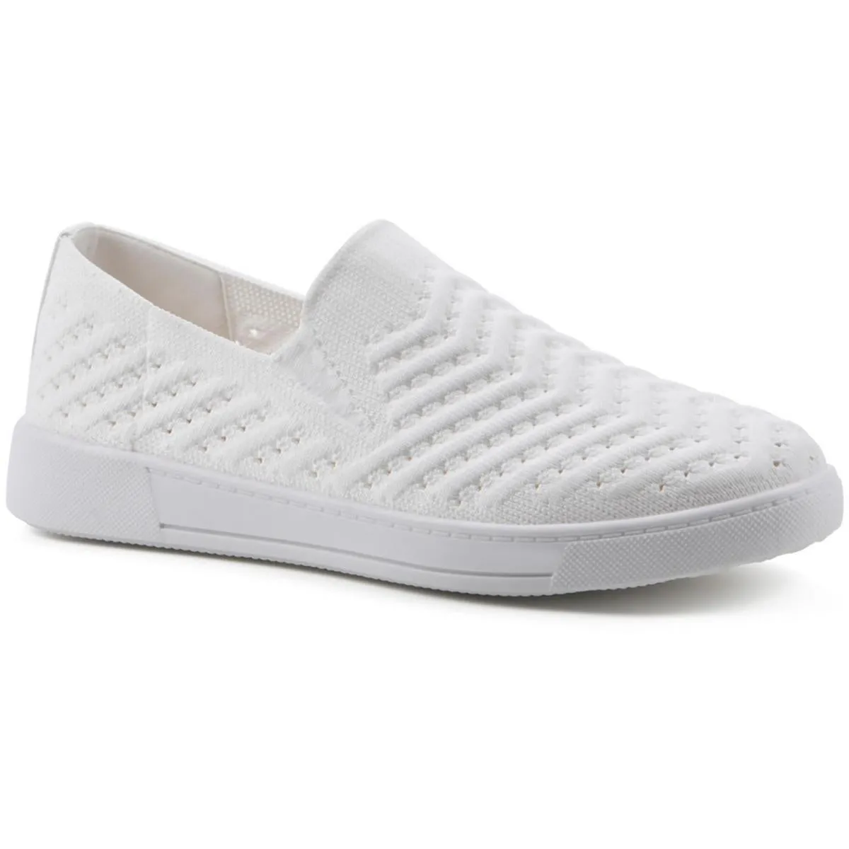 Courage Womens Lifestyle Knit Slip-On Sneakers
