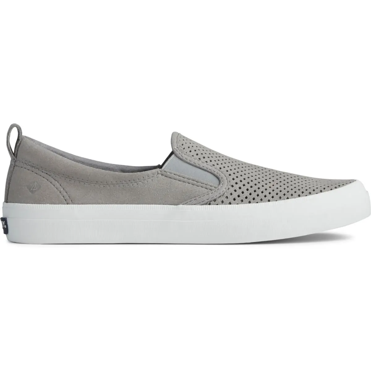 Crest Womens Leather Perforated Flats