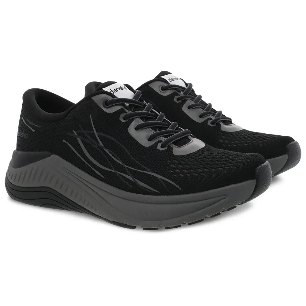 Dansko Pace Black/Grey Mesh Sneaker (Women's)