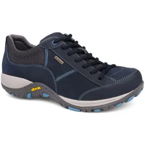 Dansko Paisley Navy Milled Nubuck WIDE Shoe (Women's)
