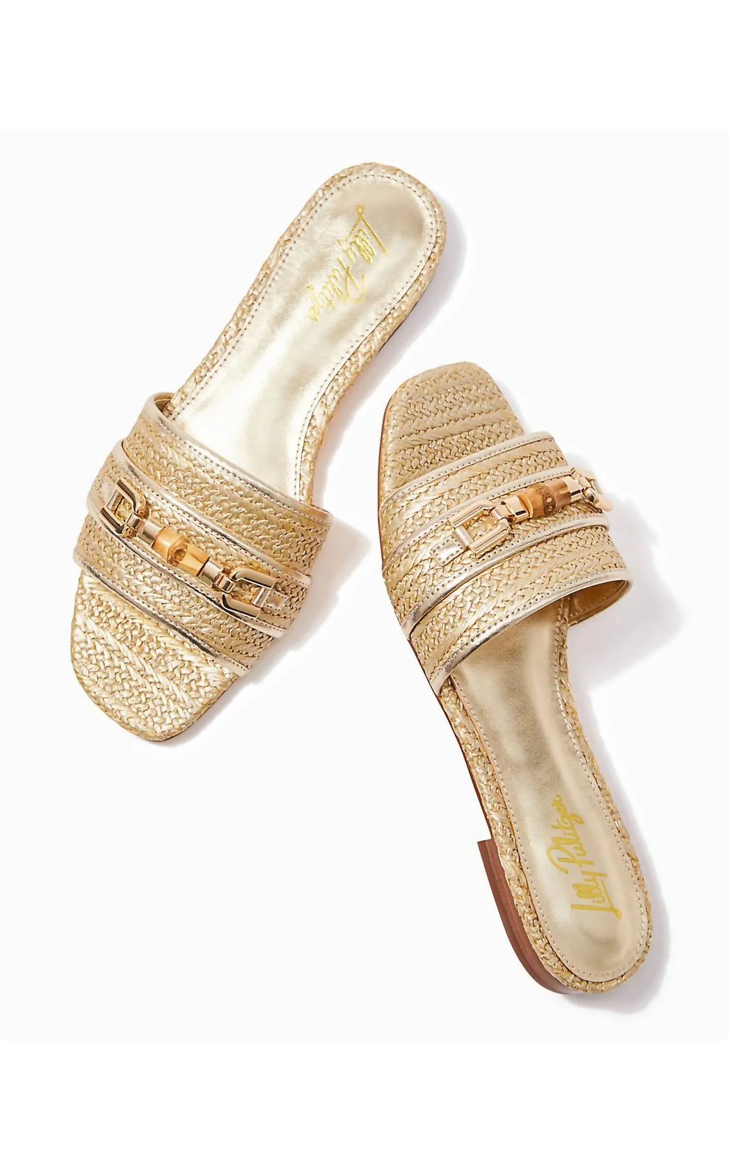 Dayna Sandal In Gold Metallic