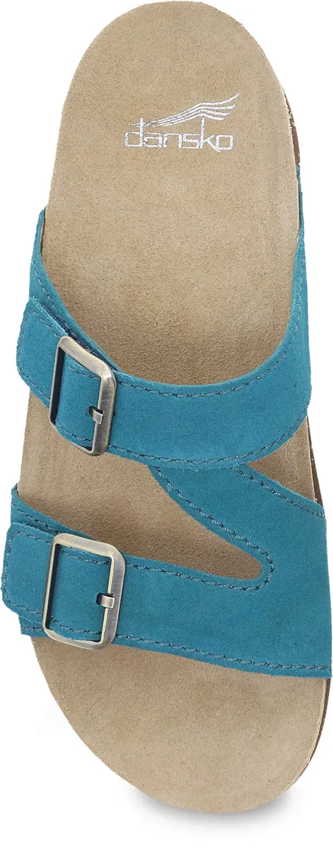 Dayna - Teal Suede