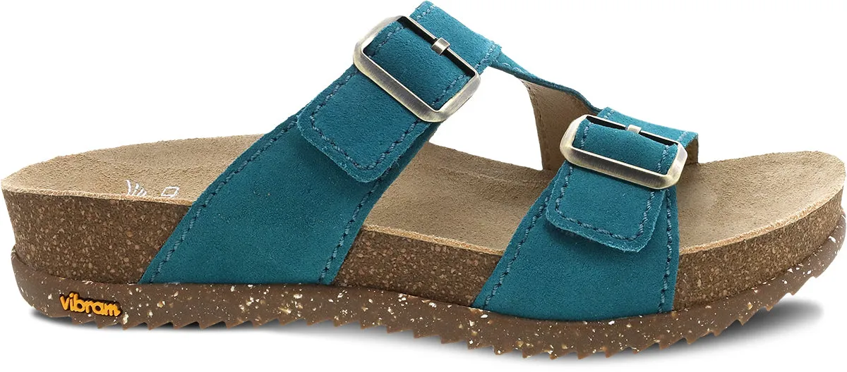 Dayna - Teal Suede