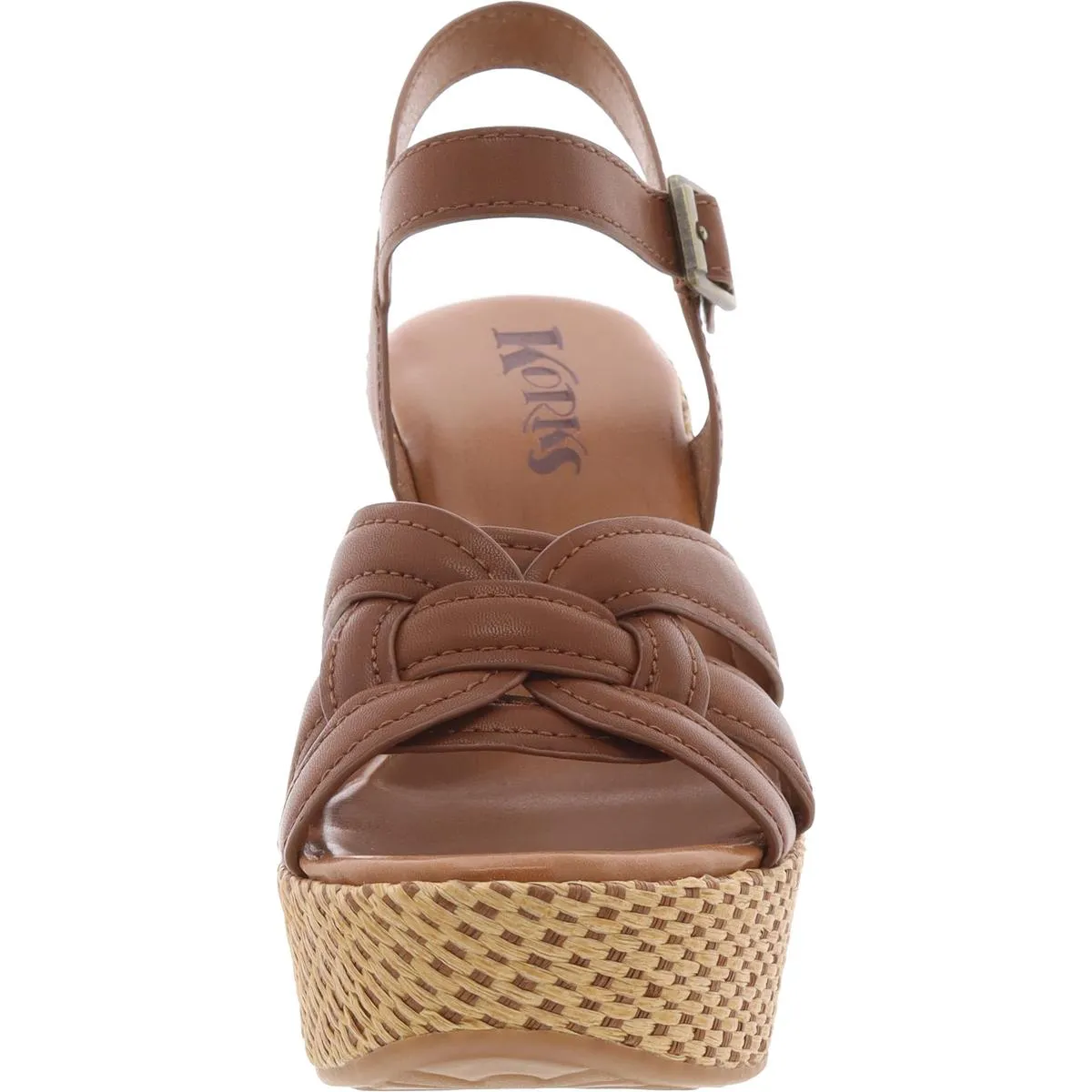 DEE Womens Buckle Block Heels
