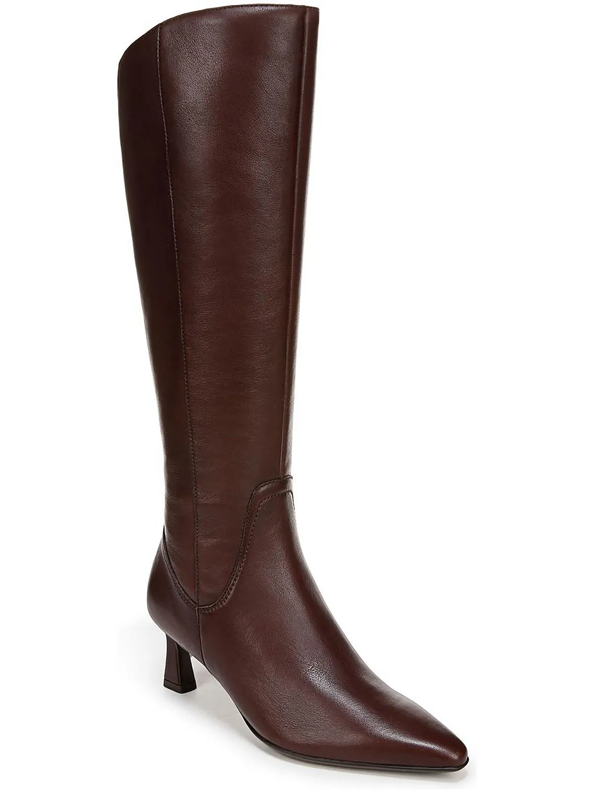 Deesha Womens Solid Pointed Toe Knee-High Boots