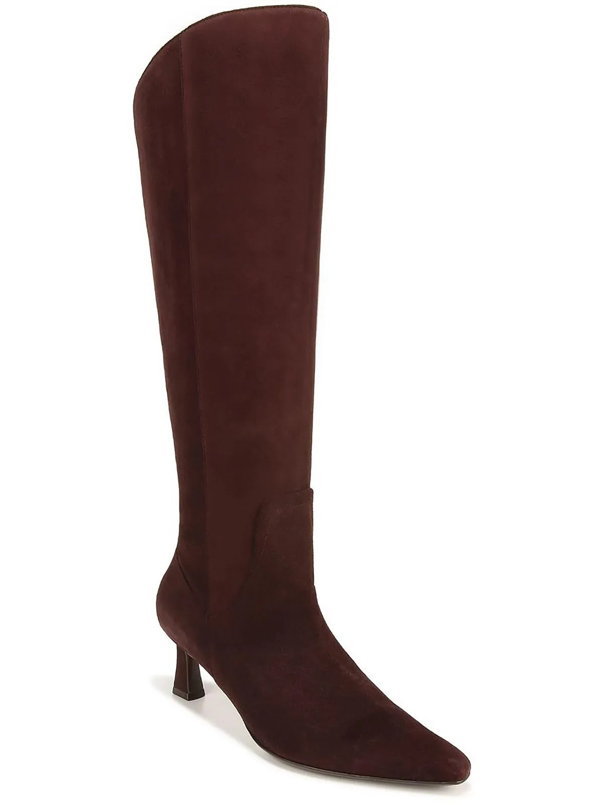 Deesha Womens Solid Pointed Toe Knee-High Boots