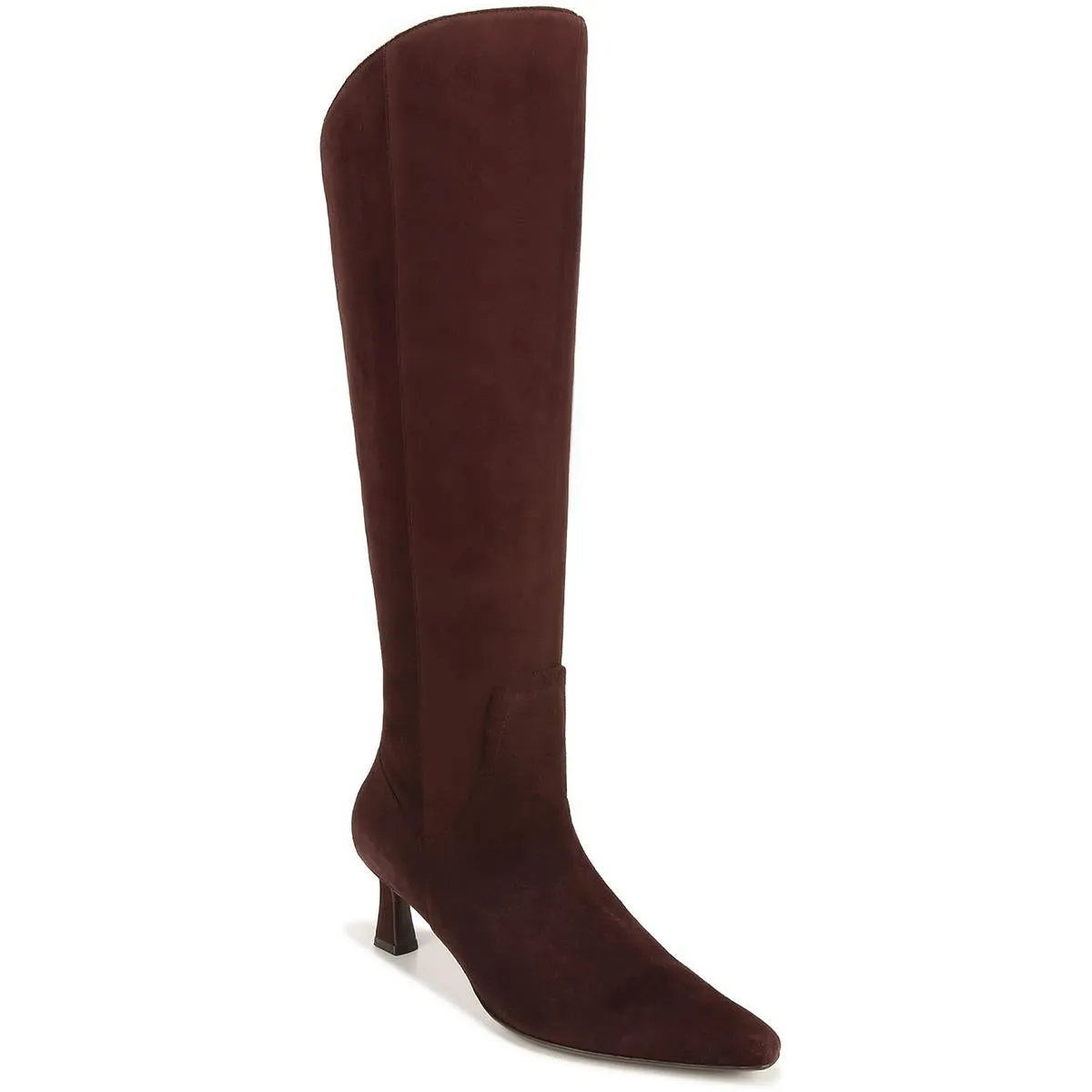Deesha Womens Solid Pointed Toe Knee-High Boots
