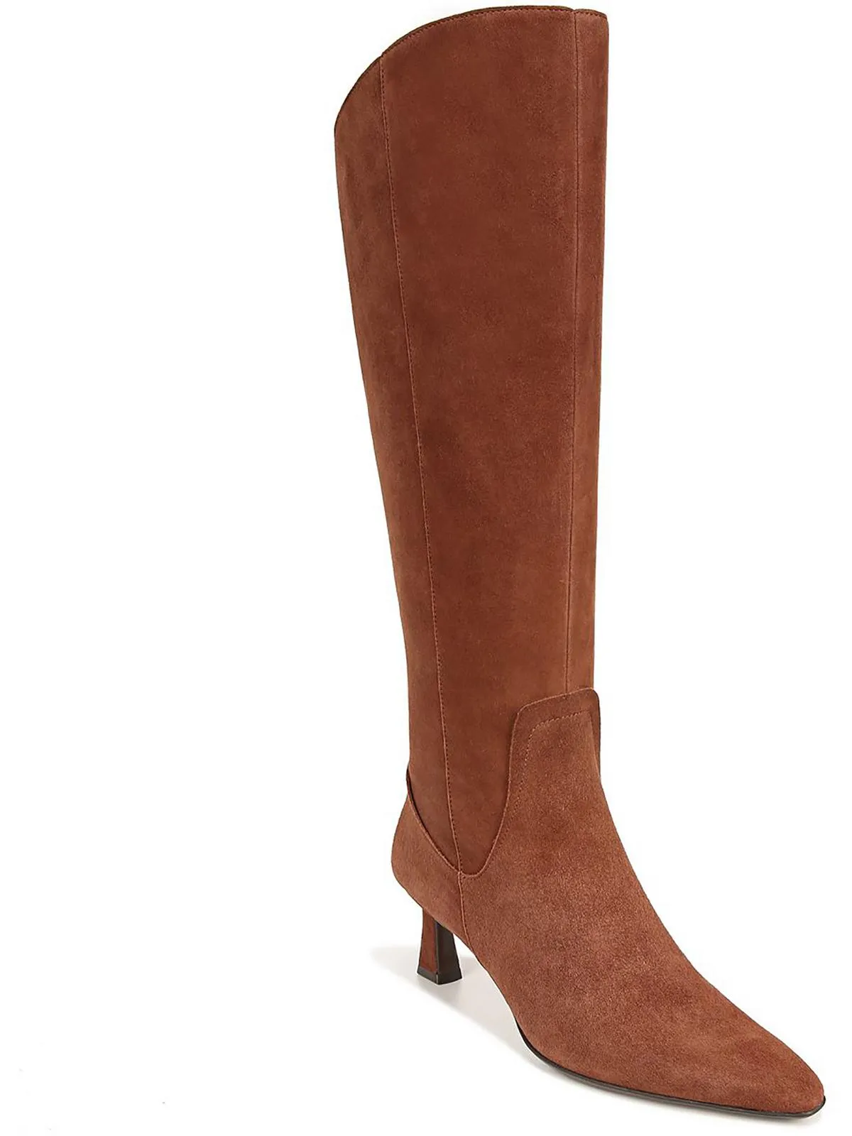 Deesha Womens Solid Pointed Toe Knee-High Boots
