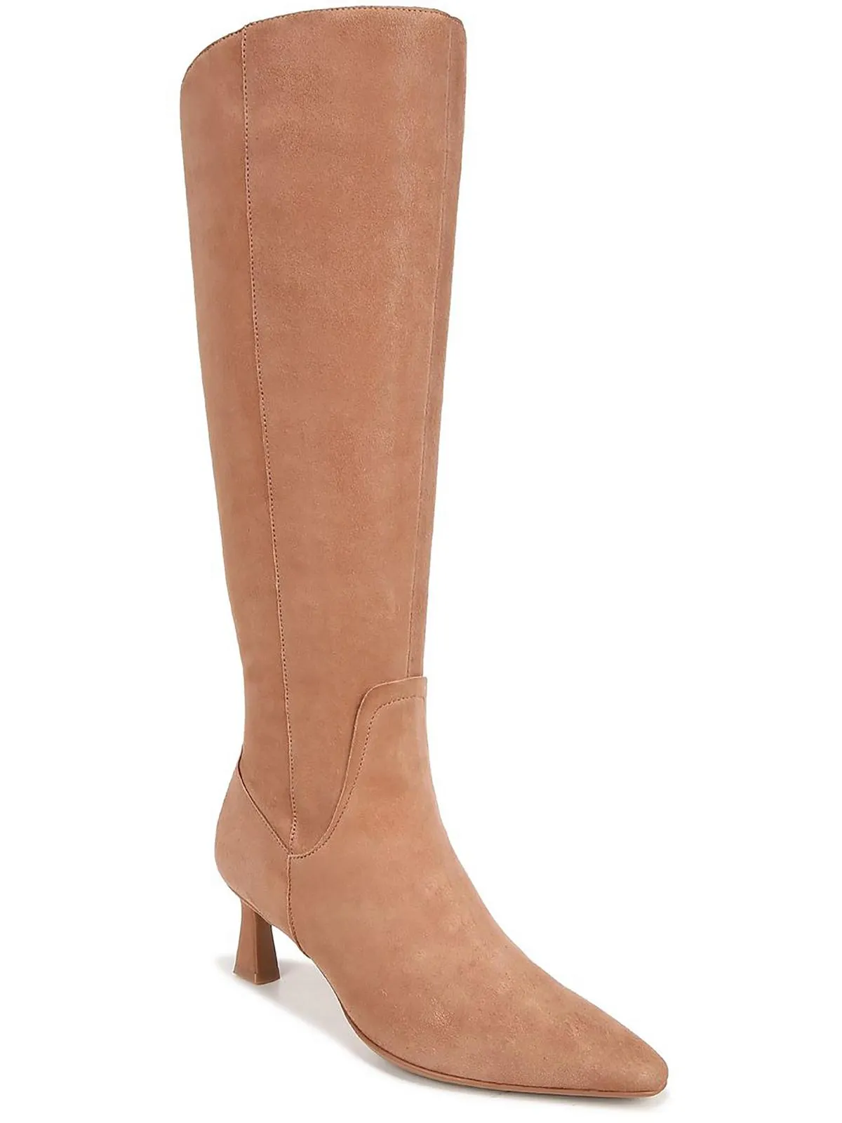 Deesha Womens Solid Pointed Toe Knee-High Boots