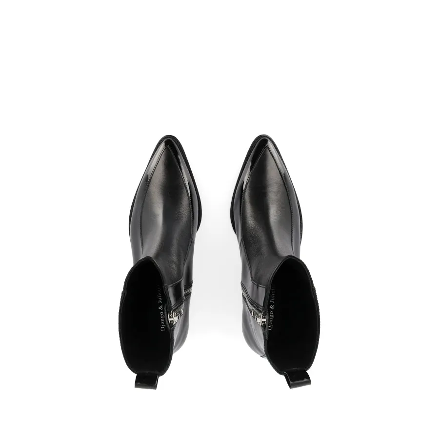 DENTAN - BLACK BLACK PATENT LEATHER