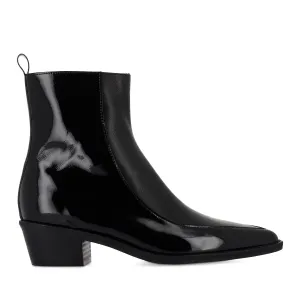 DENTAN - BLACK BLACK PATENT LEATHER