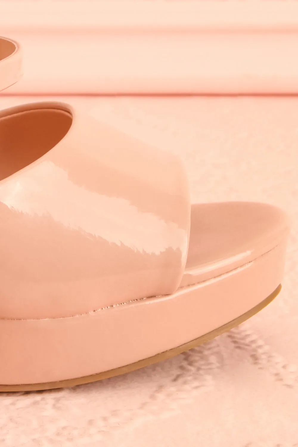 Dermale | Beige High Heel Sandals