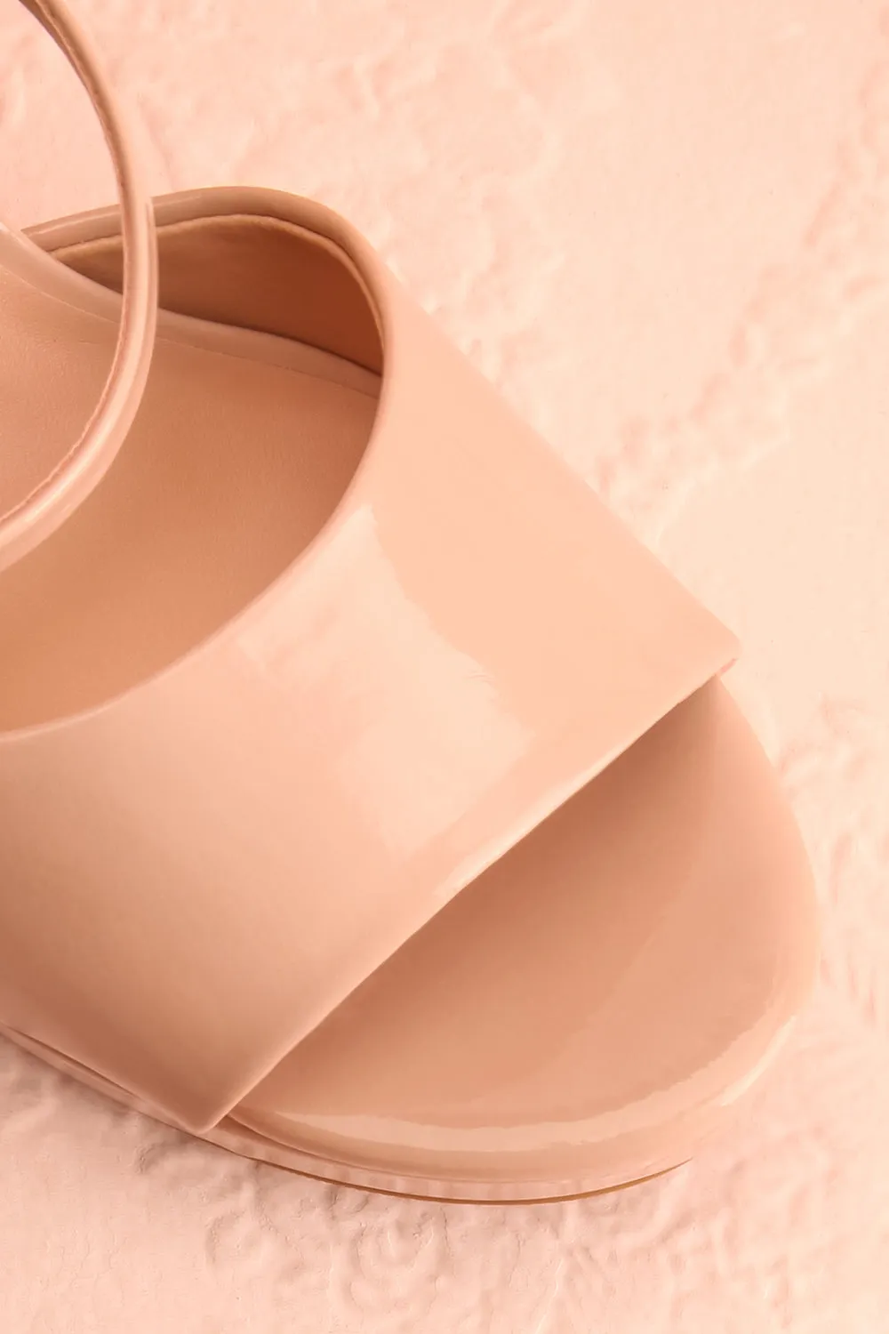 Dermale | Beige High Heel Sandals
