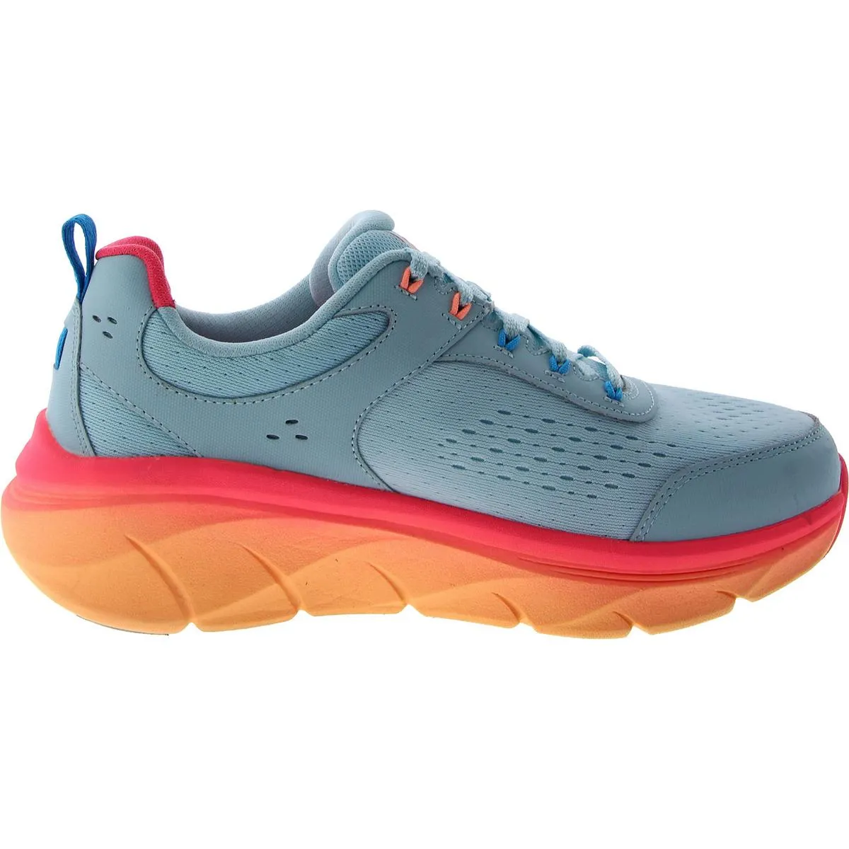 D'Lux Walker 2.0 - Neon Sites Womens Knit Memory Foam Running & Training Shoes