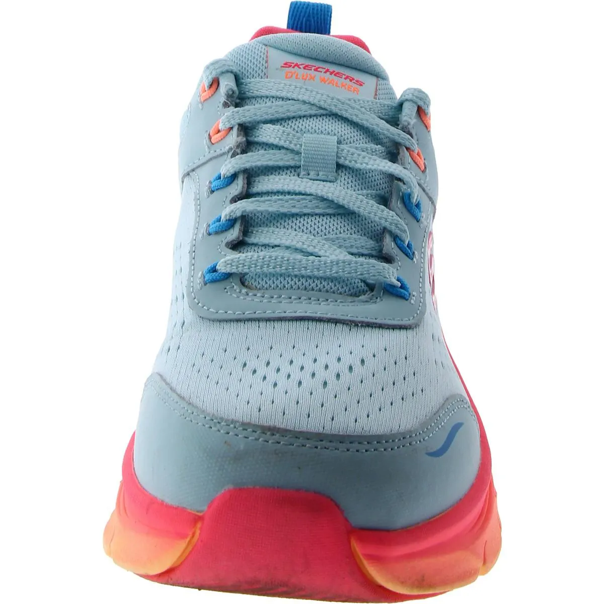 D'Lux Walker 2.0 - Neon Sites Womens Knit Memory Foam Running & Training Shoes