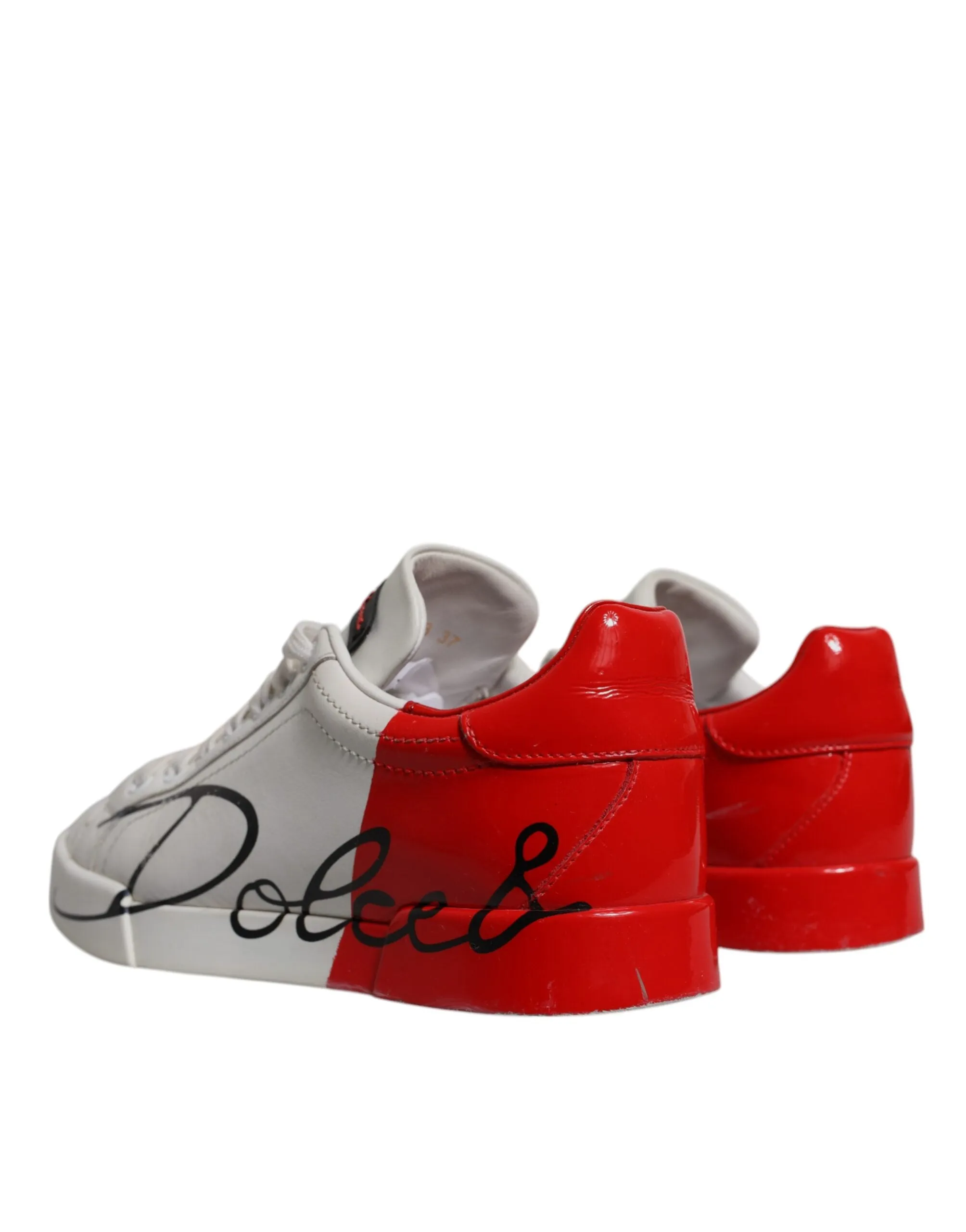 Dolce & Gabbana  Logo Portofino Sneakers Women's Shoes (Pre-Owned)