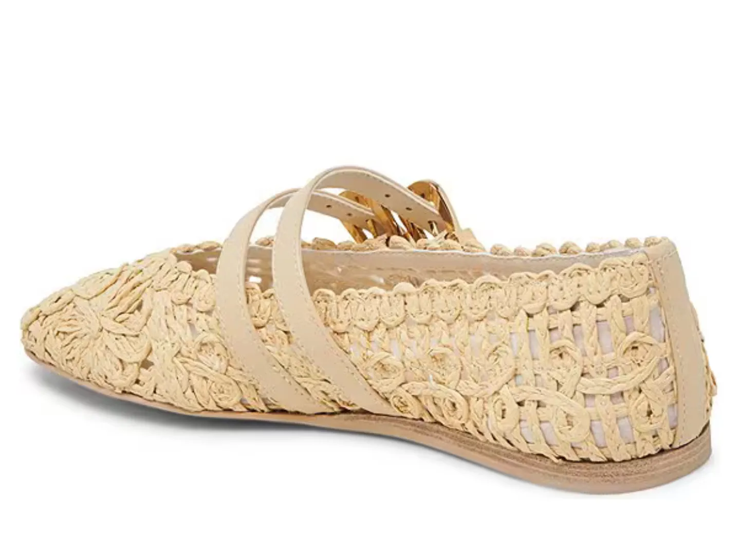 Dolce Vita: Baylee Sunflower in Natural Macrame