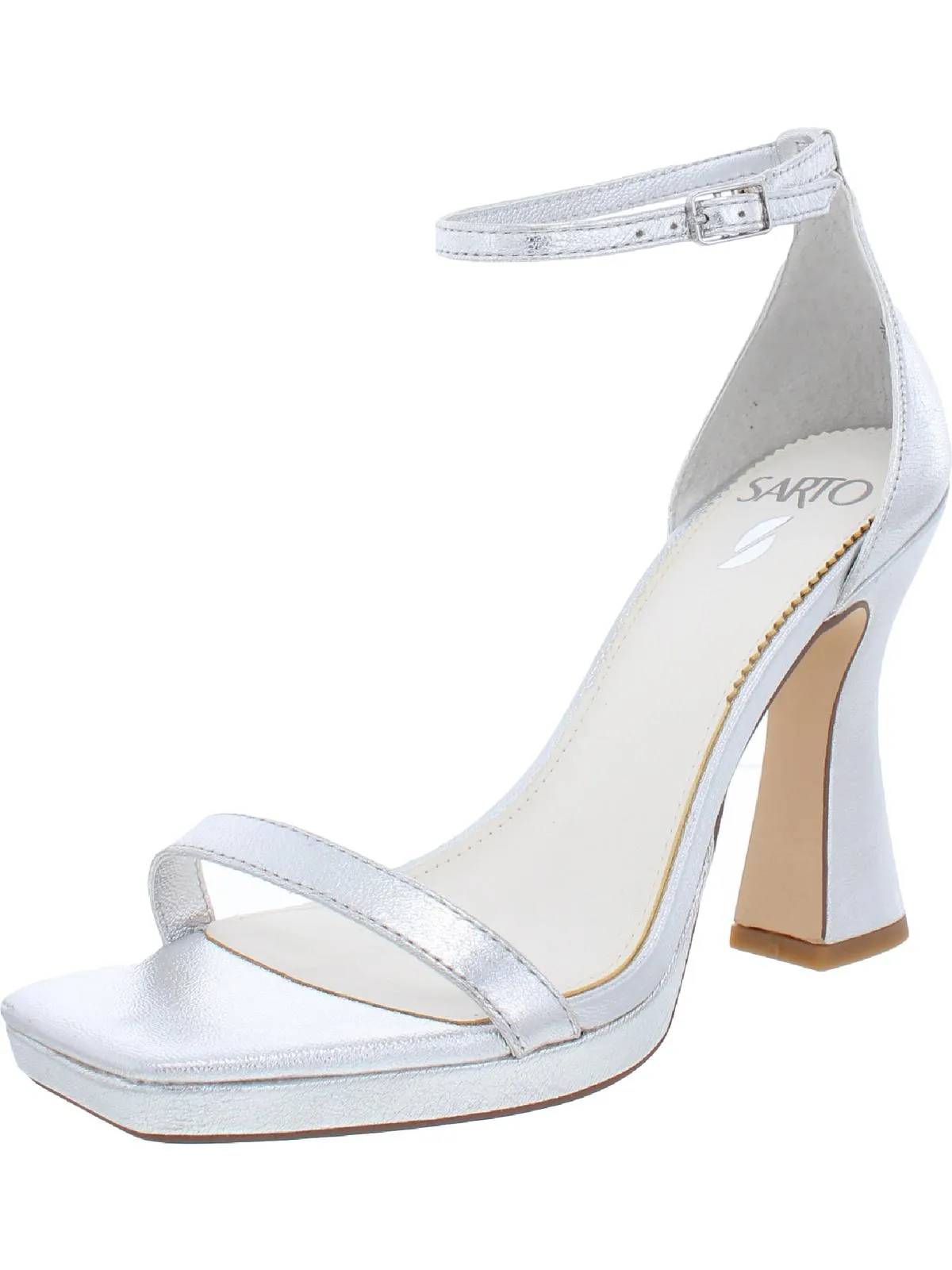 Dolores Womens Ankle Strap Heels