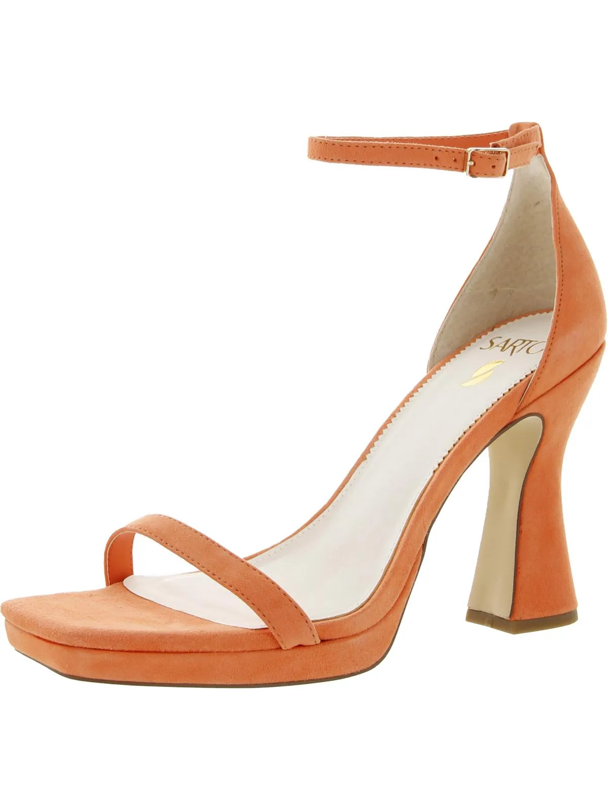 Dolores Womens Ankle Strap Heels