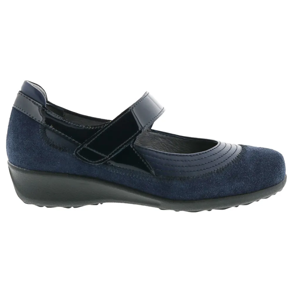 Drew Genoa Navy Suede Combo Mary Jane (Women's)