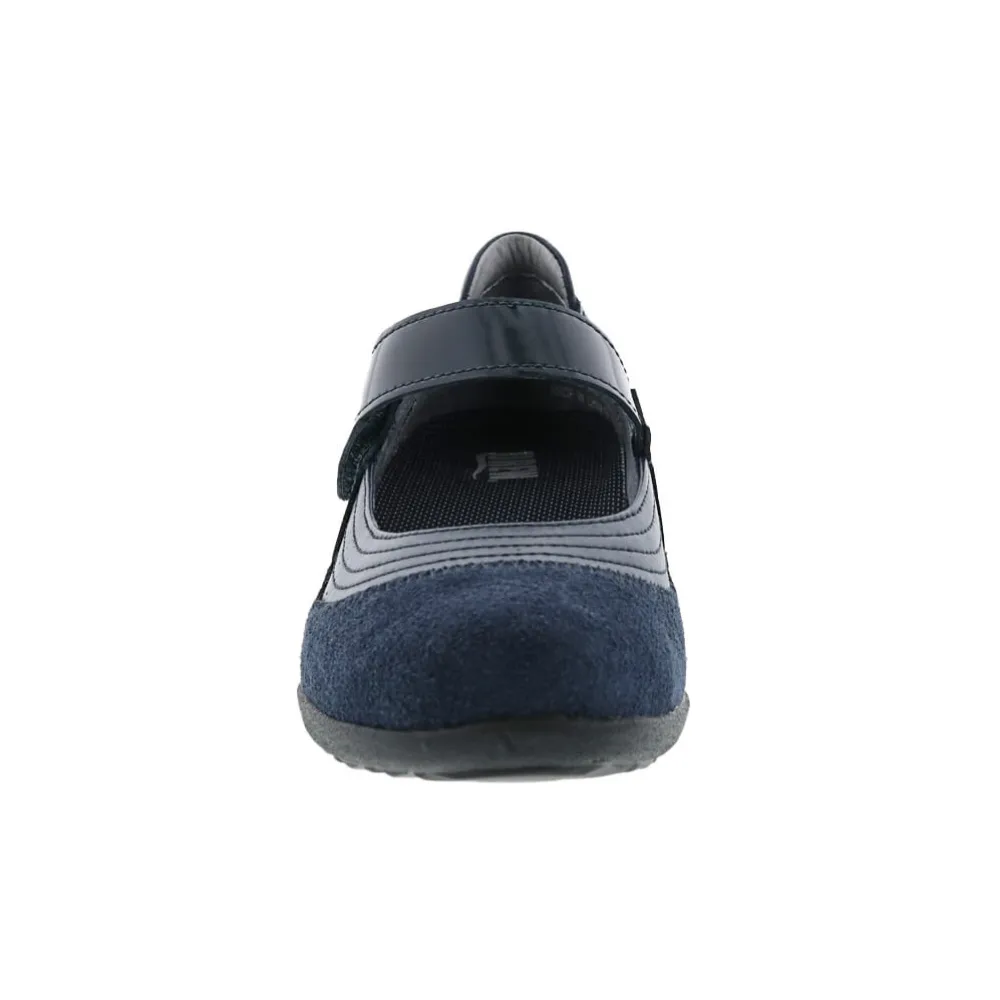 Drew Genoa Navy Suede Combo Mary Jane (Women's)