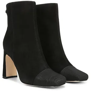 Easton Womens Zipper Suede Booties