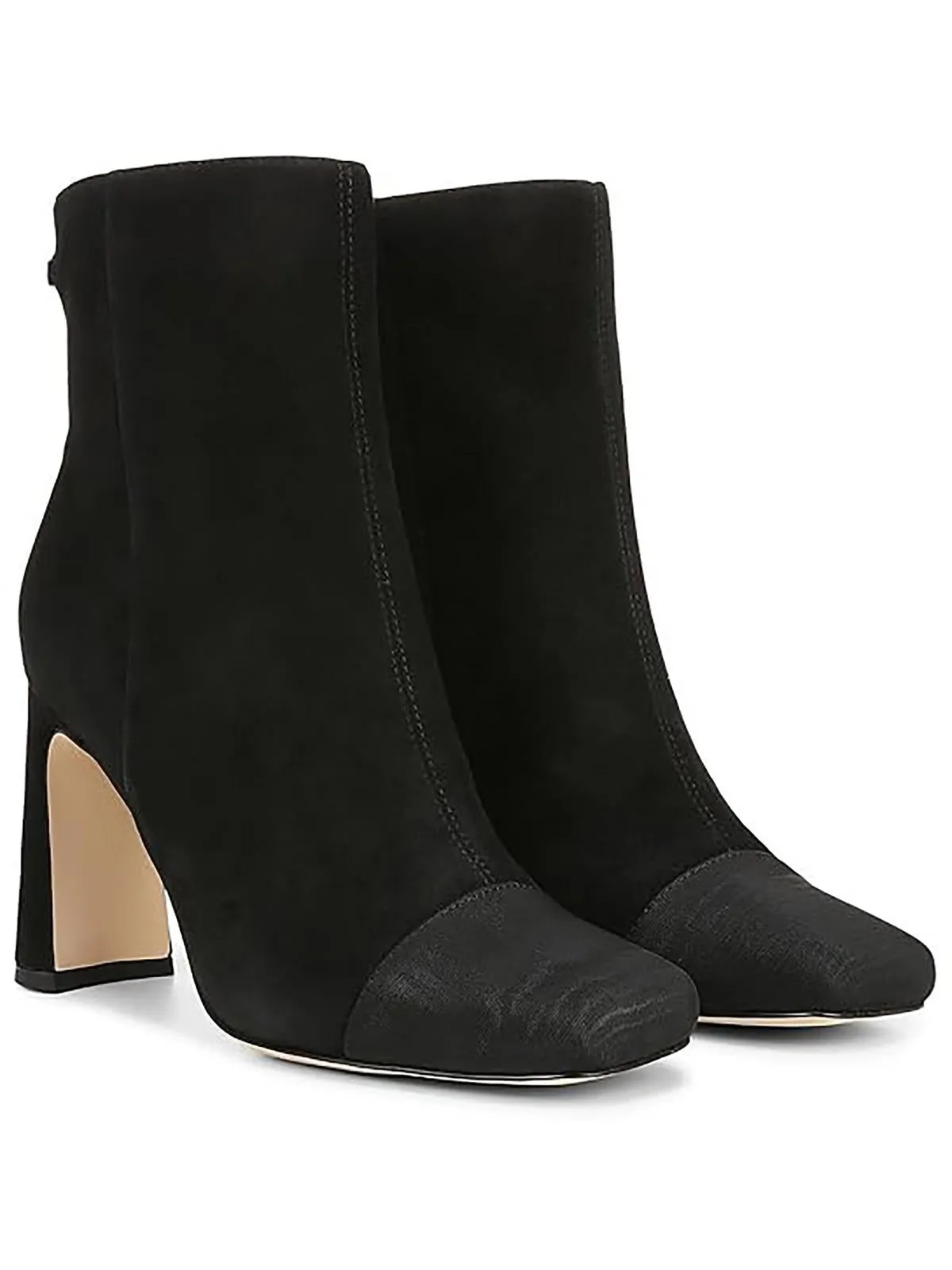 Easton Womens Zipper Suede Booties