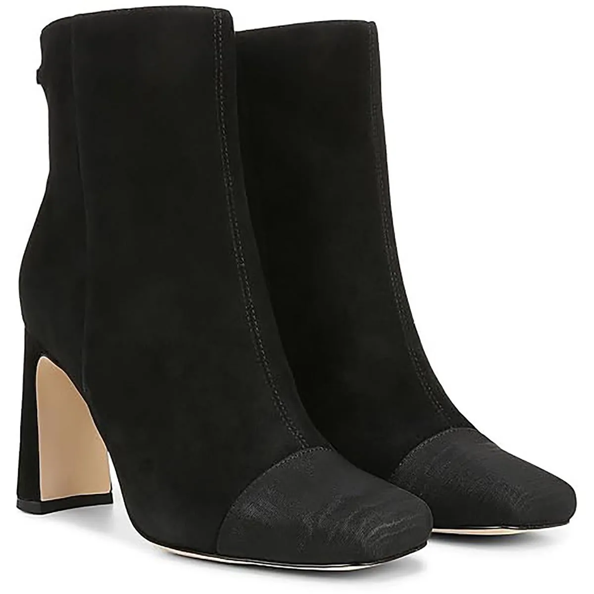 Easton Womens Zipper Suede Booties