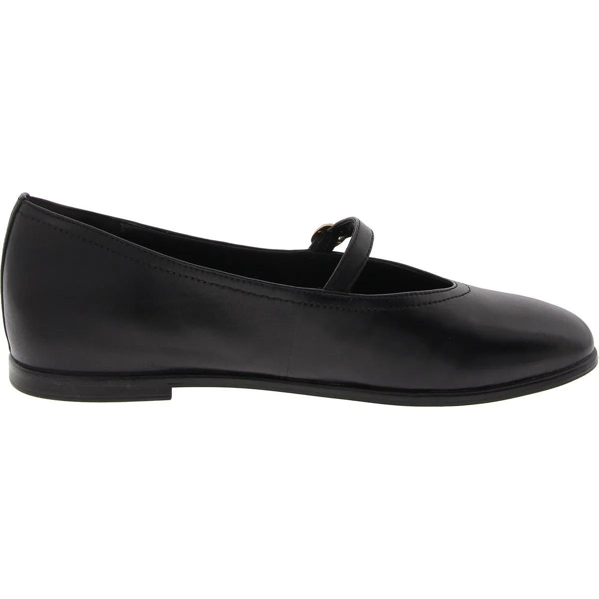Elina Womens Buckle Leather Mary Janes