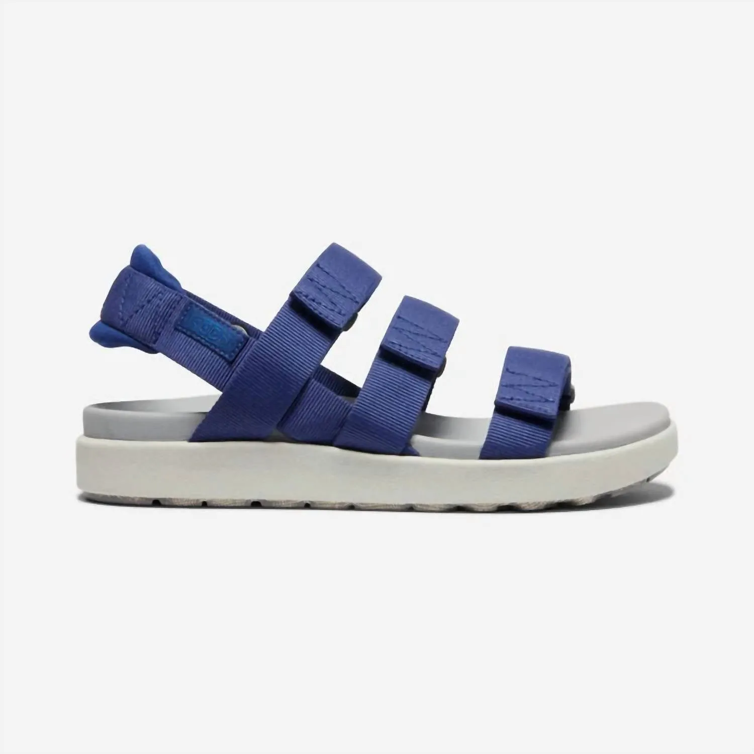 Elle Strappy Sandal In Blue Depths And Bright Cobalt