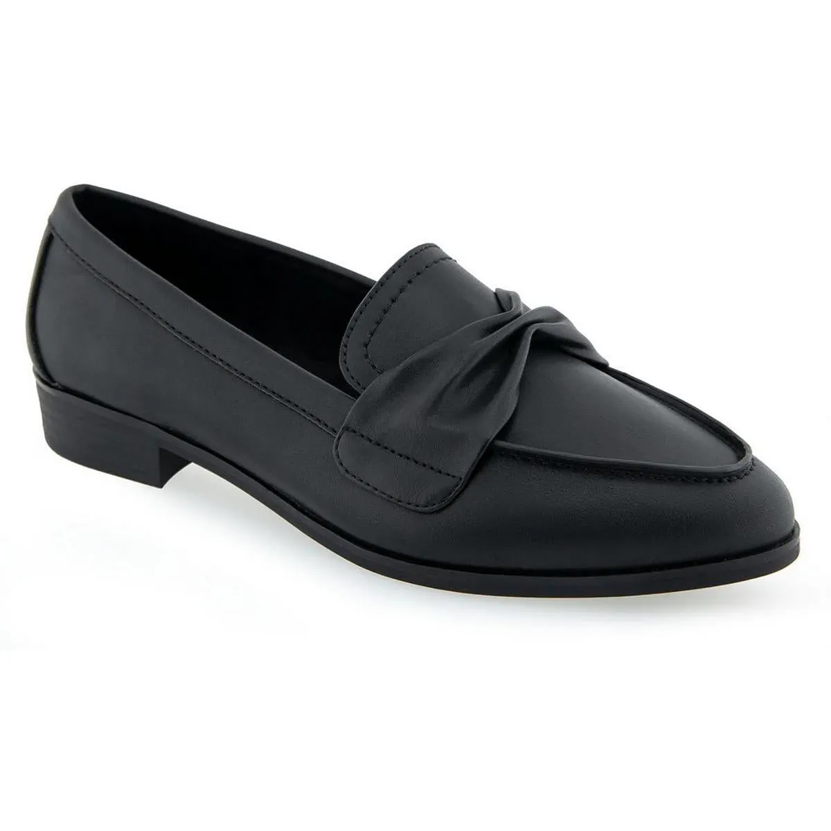 Ellis Womens Solid Faux Leather Loafers