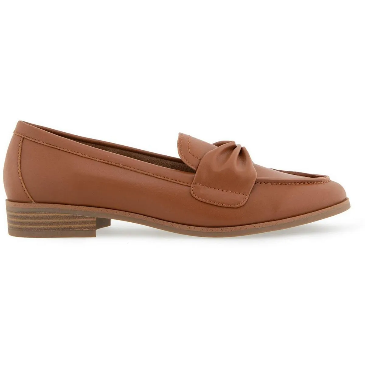 Ellis Womens Solid Faux Leather Loafers