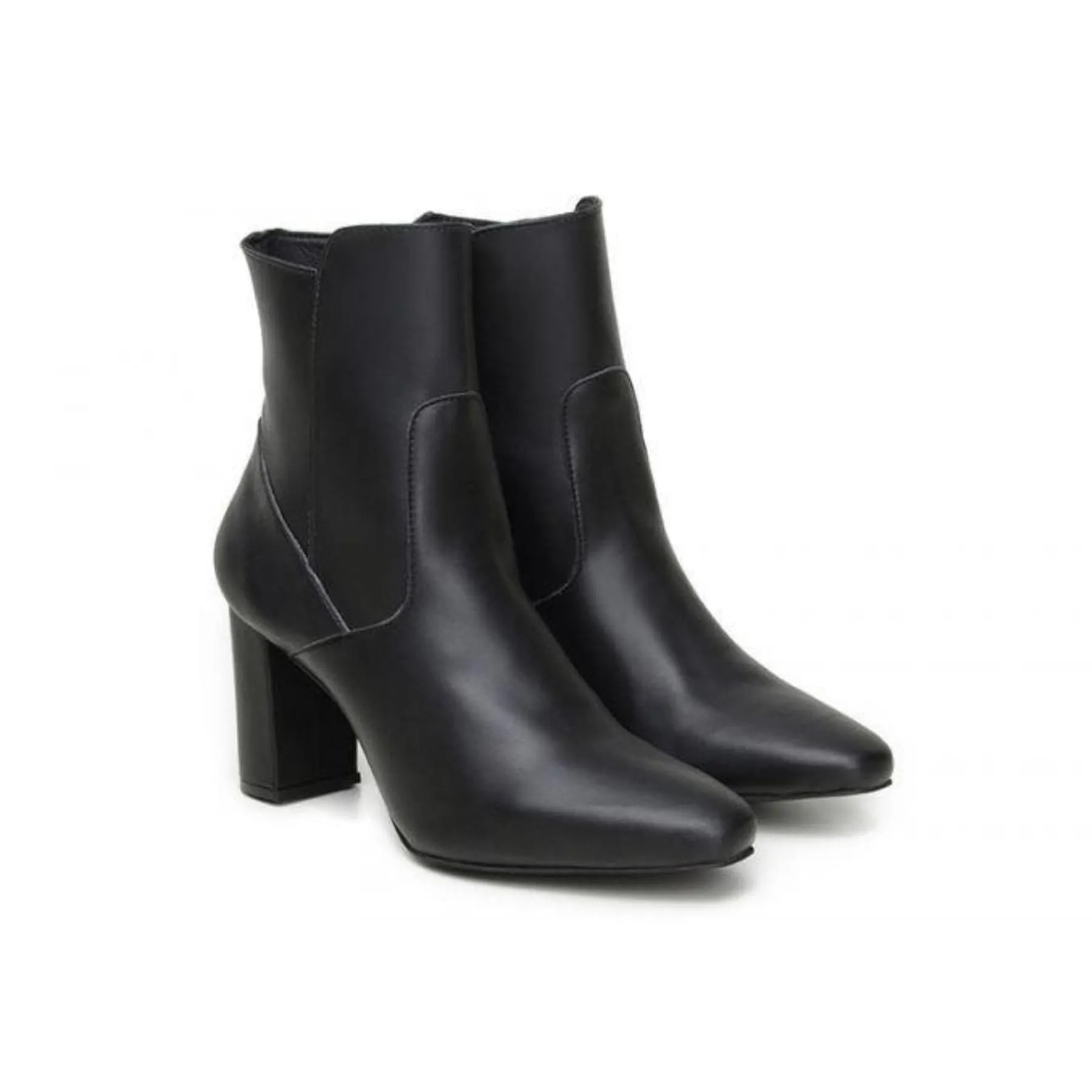 'Elza Women's High-Heeled Vegan Boot by Ahimsa - Black