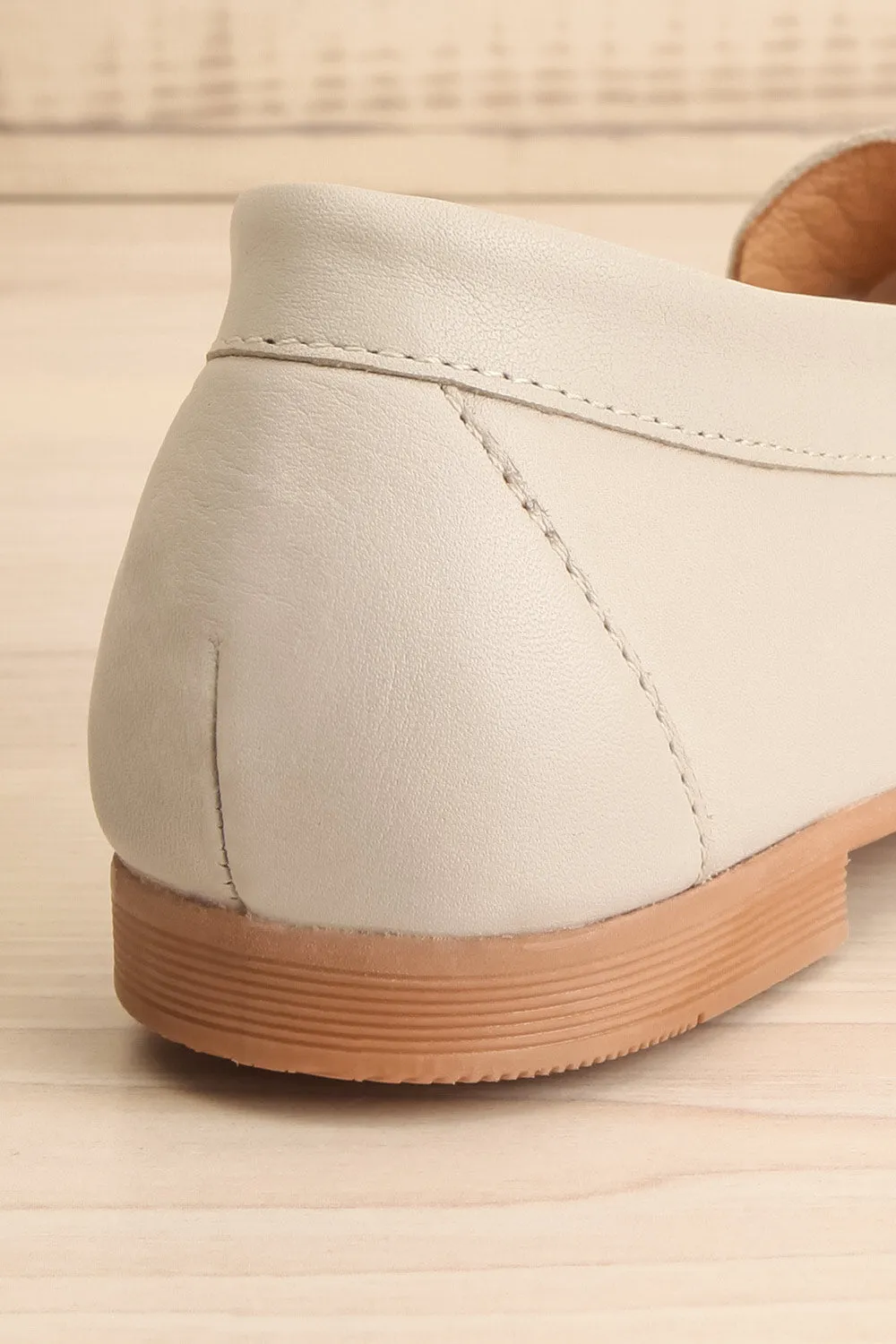 Faith Grey | Leather Loafers