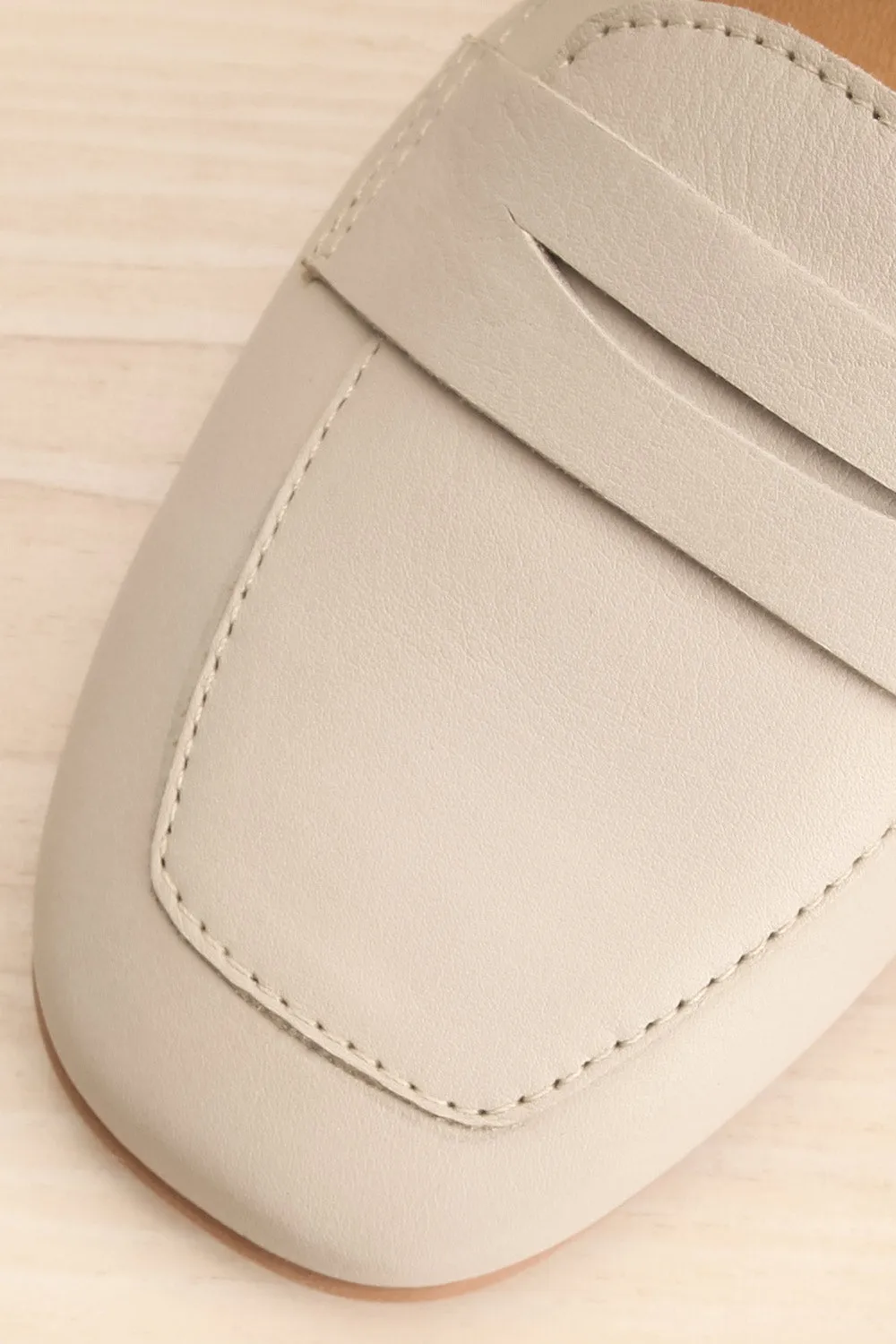 Faith Grey | Leather Loafers