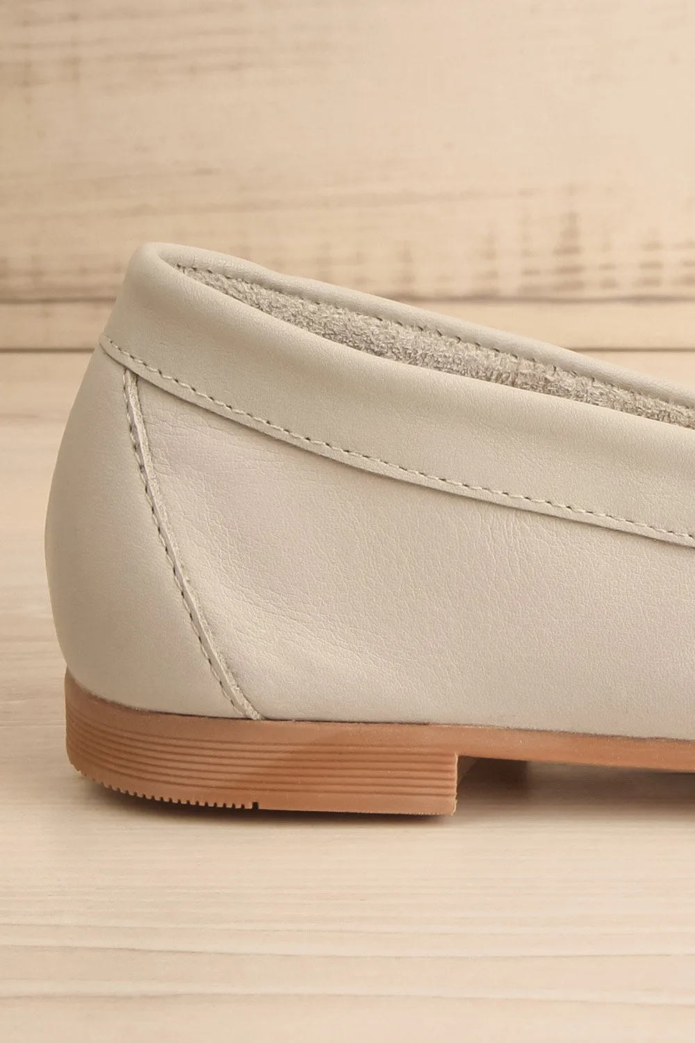 Faith Grey | Leather Loafers