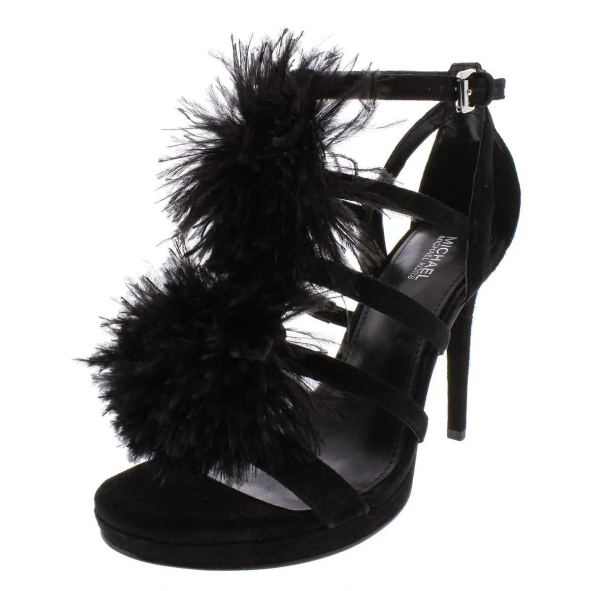 Fara Sandal Womens Suede Stiletto Heels