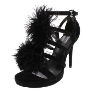 Fara Sandal Womens Suede Stiletto Heels