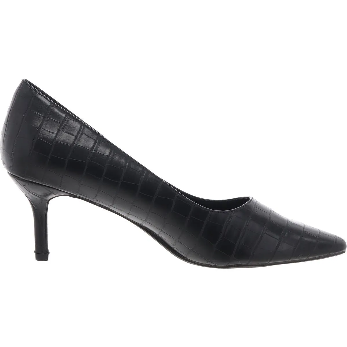 FCKATE Womens Snake Print Leather Pumps