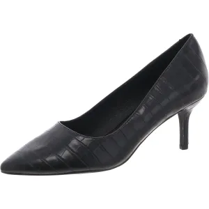 FCKATE Womens Snake Print Leather Pumps