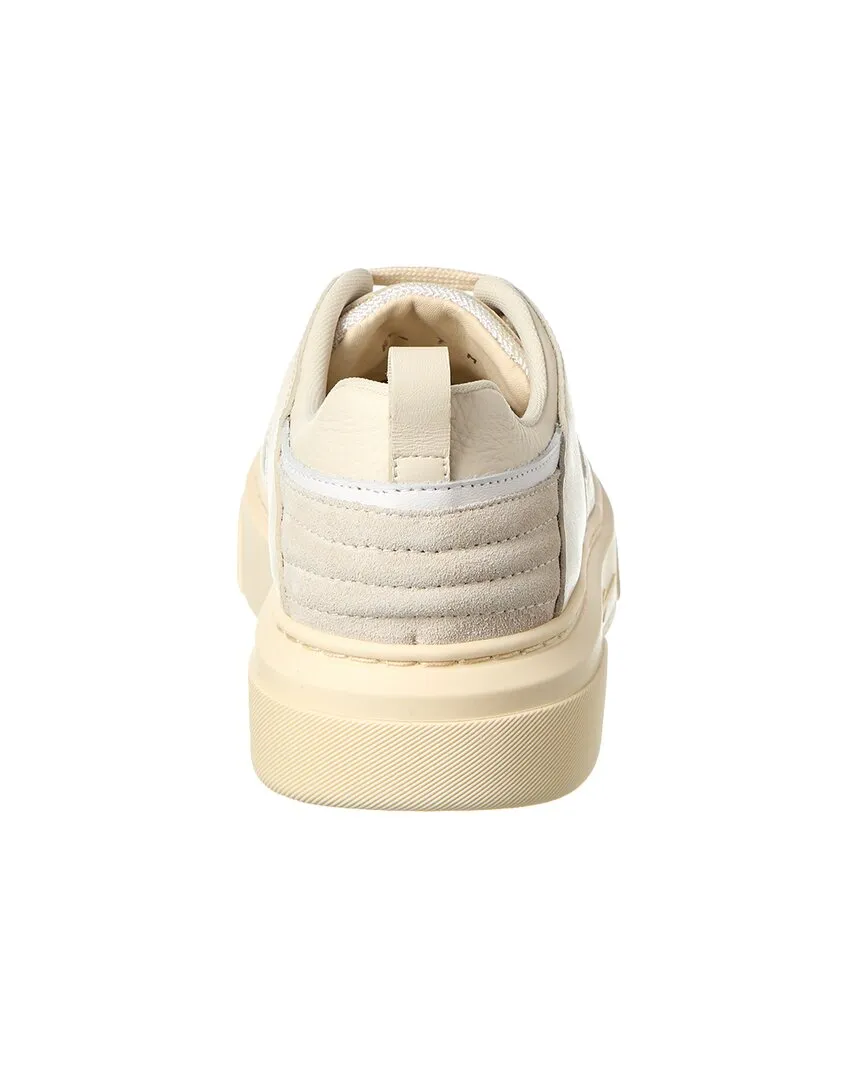 Ferragamo Cassina Leather & Mesh Sneaker