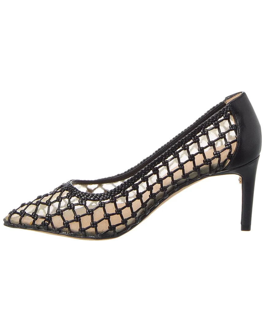 Ferragamo Ilary N70 Mesh & Leather Pump