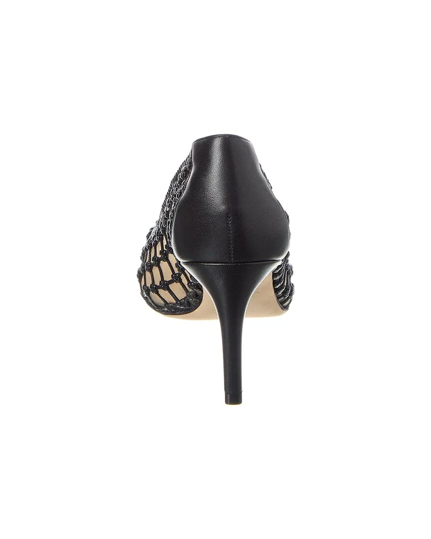 Ferragamo Ilary N70 Mesh & Leather Pump