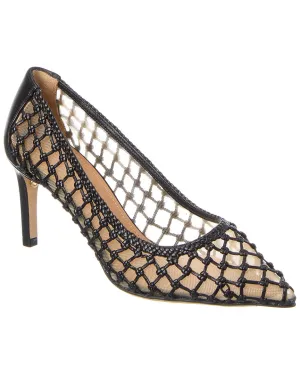 Ferragamo Ilary N70 Mesh & Leather Pump